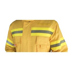 CHAQUETA IGNÍFUGA BOMBERO FORESTAL 1 CAPA + FORRO