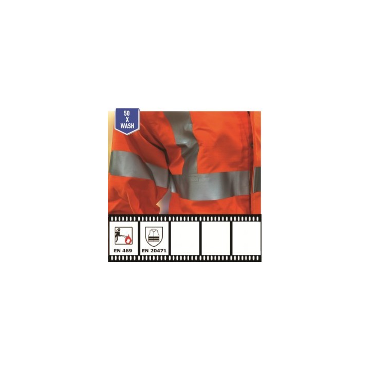 BANDA REFLECTORA XM-8011 COLOR PLATA TERMO APLICABLE