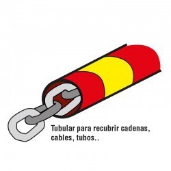 TUBULAR SEÑALIZACIÓN CADENAS CAMINOS. 25 MTS.