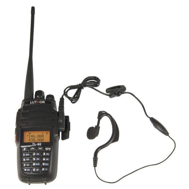 LUTHOR TL-60 WALKIE DOBLE BANDA 144/146 VHF-430/440 UHF, 10 WATTS