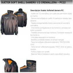 SUÈTER SOFTSHELL DAMERO PC22