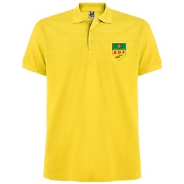 Polo ADF calidad EPI manga corta algodón%, color amarillo 