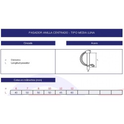 PASADOR TIPO ANILLA MEDIA LUNA CINCADO