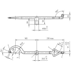 LLAVE HIDRANTES DE SUELO DIN 3223 A HIERRO FUNDIDO.