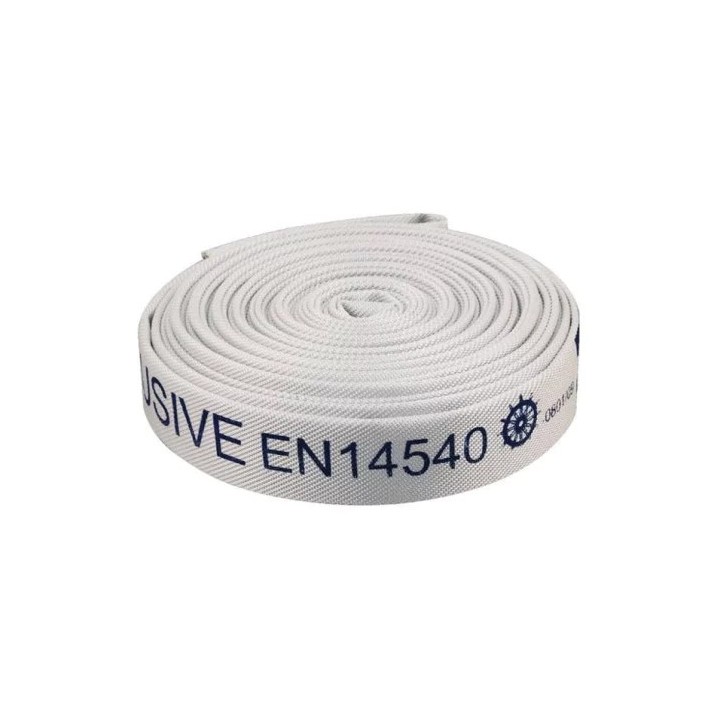 MÀNEGA CONTRAINCENDIS NAVAL MED-SOLES REFORÇADA BLANCA.