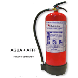 EXTINTOR DE AGUA CON ADITIVO ESPUMA AFFF 6L