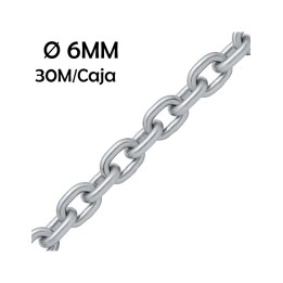 CADENA DIN 5685/A CINCADA - Ø 6MM X METRES LINEAL