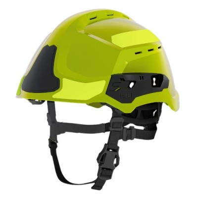 CASCO GALLET F2XR AMARILLO FLUOR BASICO CON GAFAS RESPONDER