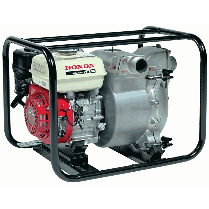 MOTOBOMBA AGUAS SUCIAS HONDA WT20X CON MOTOR GX-160 - 42600 L/H